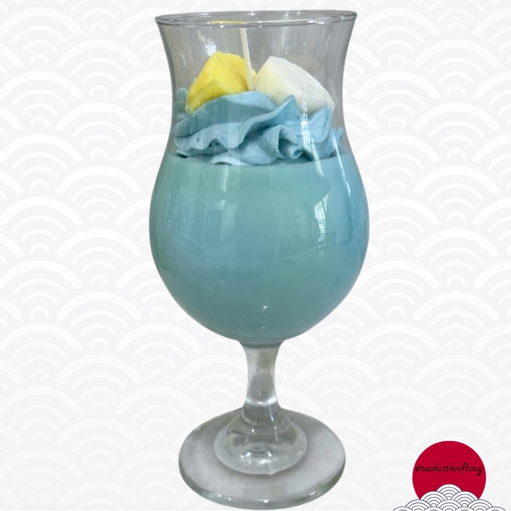 Blue Hawaiian Pineapple Daiquiri Candle